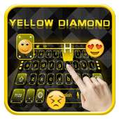 Yellow diamond keyboard