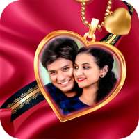 Love Locket Photo Frame on 9Apps