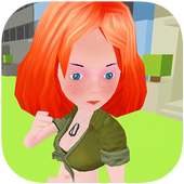 School Girls Fighting 3D