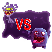 Bacteria war icon
