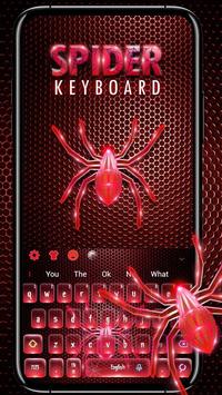 Red Spider Keyboard Theme screenshot 4