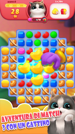 Meow Pop Blast- Match 3 Puzzle screenshot 1