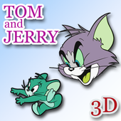 Tom &amp; Jerry run and jump icon