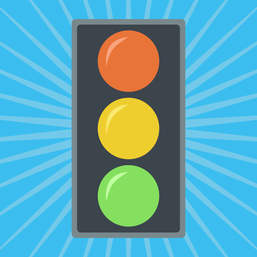 Learn traffic rules kids game icon