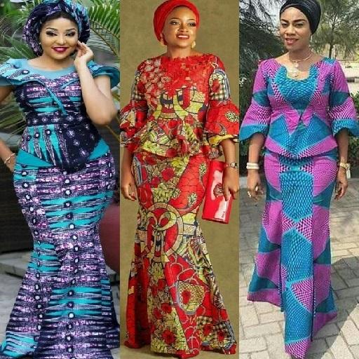 Ankara Skirt &amp; Blouse Designs أيقونة