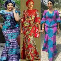 Ankara Skirt & Blouse Designs