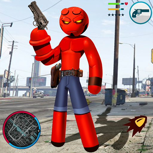 Hellboy Stickman Rope Hero Strange Gangster Vegas icon