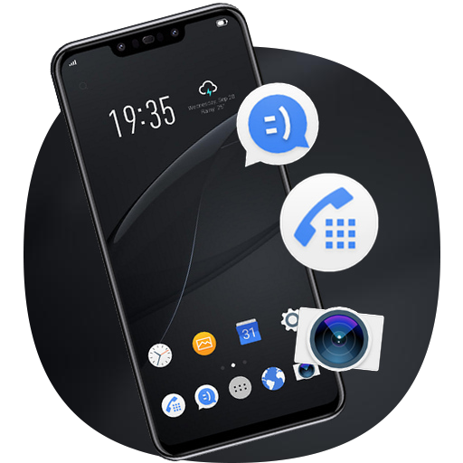 Abstract theme Black business reflection for REDMI icon