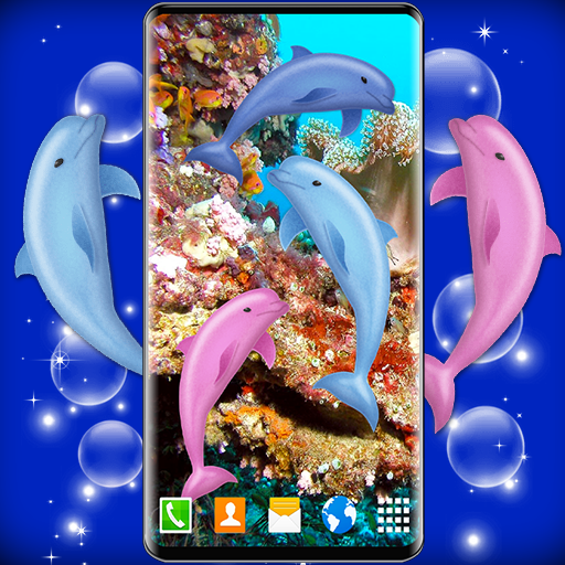 ikon Dolphins Ocean Live Wallpaper