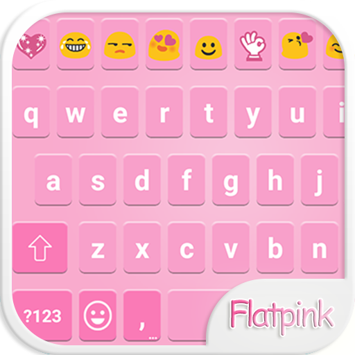 Classic Pink Emoji Keyboard أيقونة