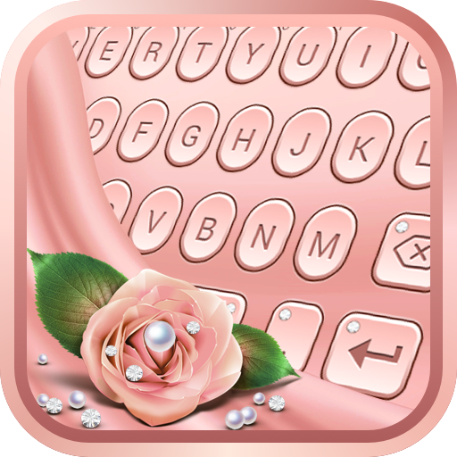 Rose Gold keyboard for phone 8 icon