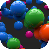 Flying Colored Balls LWP icon