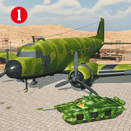 US Army Robot Transport- Army Tank Truck Transport icon