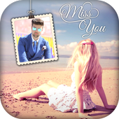 Miss You Photo Frame icon