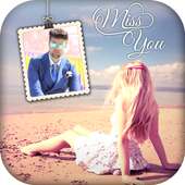 Miss You Photo Frame on 9Apps