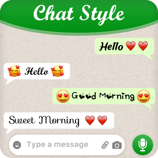 Chat Style For WhatsApp : Cool Font &amp; Stylish Text icon