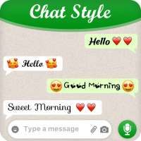 Chat Style For WhatsApp : Cool Font & Stylish Text