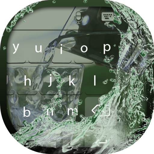 Water Glass Animated Keyboard Theme icon