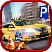 3D Taxi Car Driver Parking icon