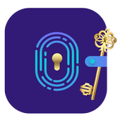 diary with a fingerprint lock icon