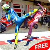 Motorbike Driver Fight icon