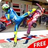 Motorbike Driver Fight