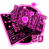 Neon Love Keyboard icon