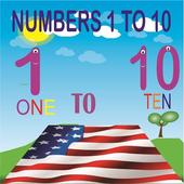 Números Ingles 1 al 10 icon
