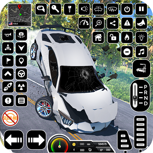 Mega Car Crash Ramp Car Stunts icon