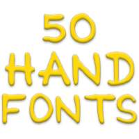 Fonts for FlipFont 50 Hand