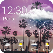 Weather Clock Widget LA icon