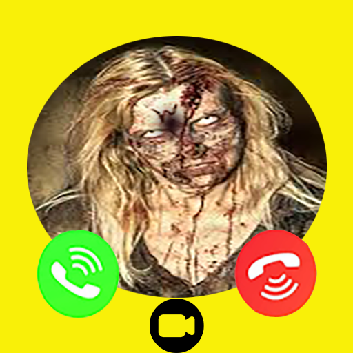 Ghost zombie fake Call video and chat icon