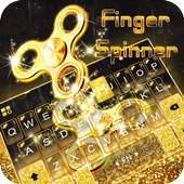 Tema de Teclado Gold Finger Spinner