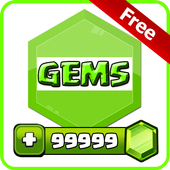 Gems for Clash of Clans prank icon