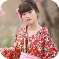 Japanese Kimono Photo Montage on 9Apps