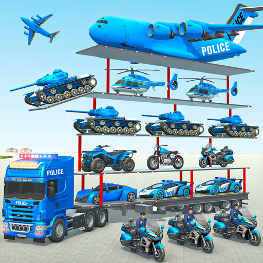Police Plane Transporter Game icon