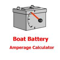 Boat Battery Amps Calculator