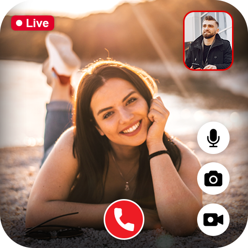Live Video Chat with Video Call आइकन