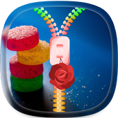 Candy Zipper Lock Screen icon