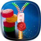 Candy Zipper Lock Screen