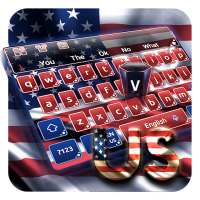 American Flag Keyboard Theme