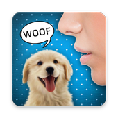 Human to dog translator joke icon