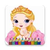 coloring pages for girls icon
