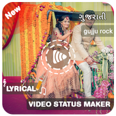 Gujarati Photo Lyrical Video Status Maker icon