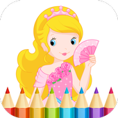 Girls Coloring Book icon