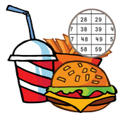 Coloring by Number Foods  Draw Coloring icon