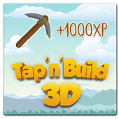 Tap 'n' Build 3D  -  Free Tap &amp; Crafting Game icon