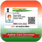Aadhar card download icon