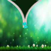 Cool zipper lock screen icon