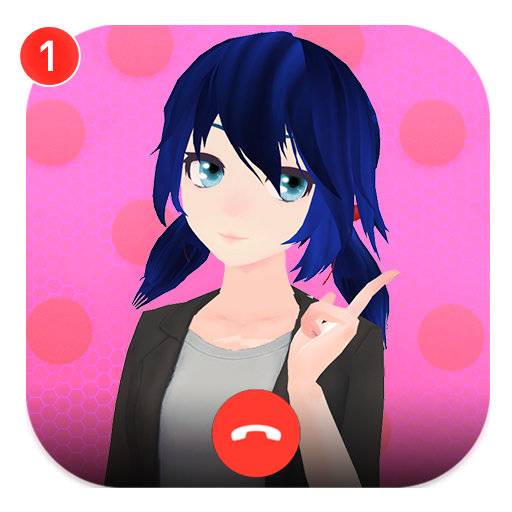Lovely Ladybug Fake Chat And Video Call icon